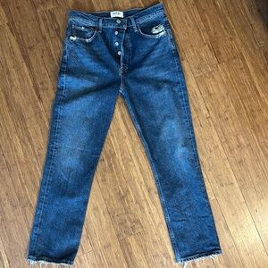 AGOLDE  jeans Riley cropped straight size 28